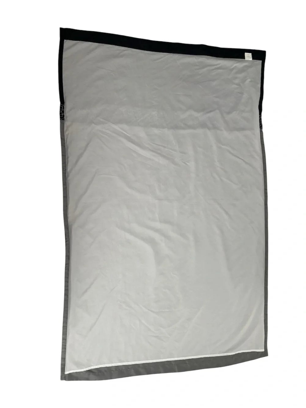 Lush Décor Special Edition Color-Block Curtain Panel – Silver & Black 54